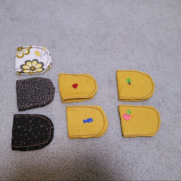 Cable Holders (handmade and embroidered) - Picture 2 of 3